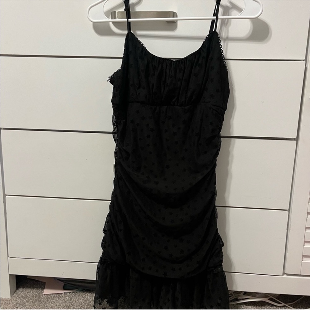Black Star Patterned dress